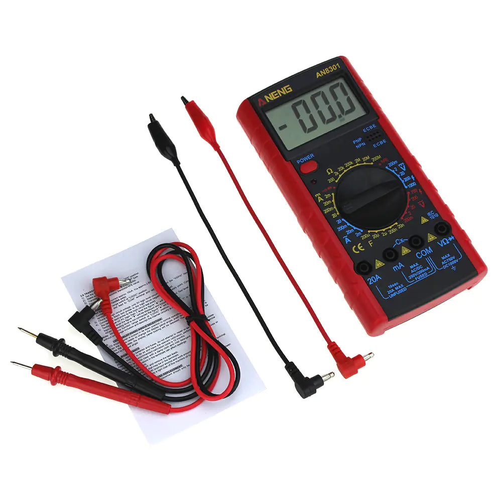 ANENG AN8301 Digital Multimeter Capacitor Tester