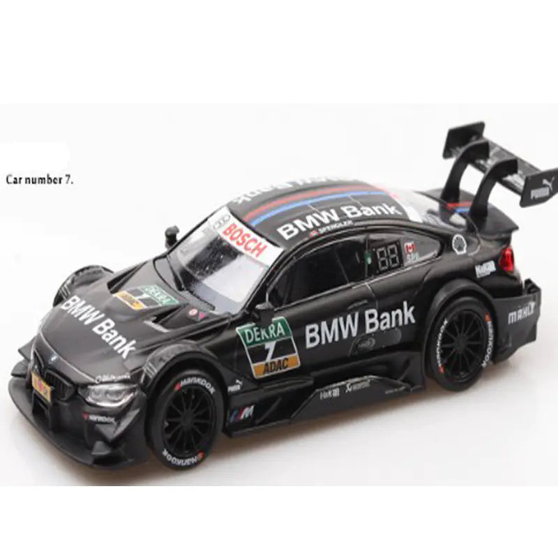 BMW Race Car Model - Realistic Alloy Car Decor